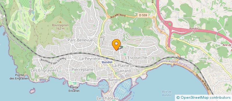 localisation de l'entreprise EXTREME FIGHTING BANDOL CLUB à BANDOL