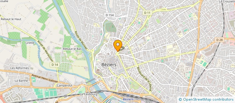 localisation de l'entreprise EXTREME GAMES à BEZIERS