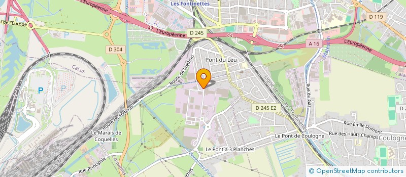 localisation de l'entreprise EXTREME IMPORT-EXPORT  COQUELLES