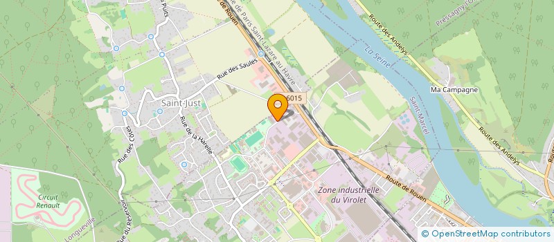 localisation de l'entreprise EXTREME LASER 27  SAINT-MARCEL