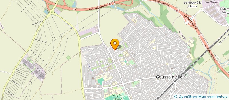 localisation de l'entreprise EXTREME MENUISERIE  GOUSSAINVILLE