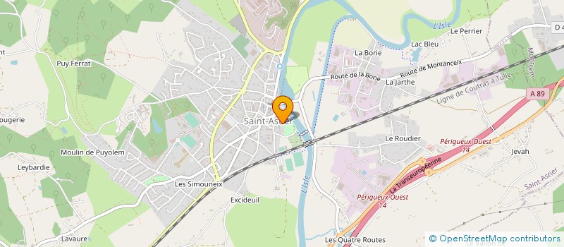 localisation de l'entreprise EXTREME NETTOYAGE 3D  SAINT-ASTIER