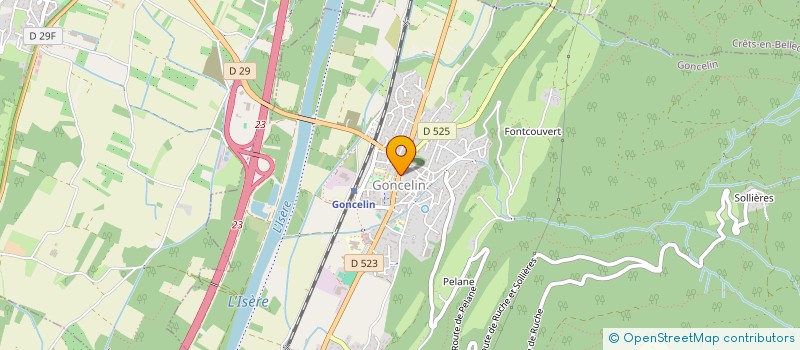 localisation de l'entreprise EXTREME NOIR ET BLANC  GONCELIN