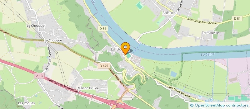 localisation de l'entreprise EXTREME OCEANE  LA BOUILLE