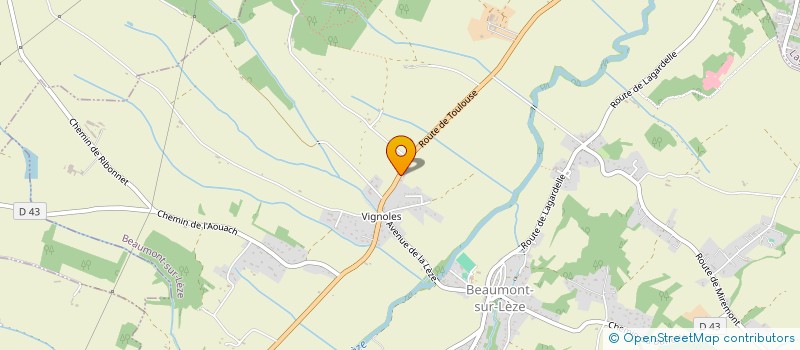 localisation de l'entreprise EXTREME OUTDOOR  BEAUMONT-SUR-LEZE