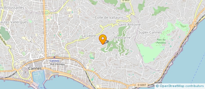 localisation de l'entreprise EXTREME SAUVETAGE COMBAT LA CRUAUTE ANIMAL à CANNES