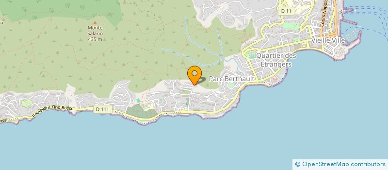 localisation de l'entreprise EXTREME TRAVAUX à AJACCIO