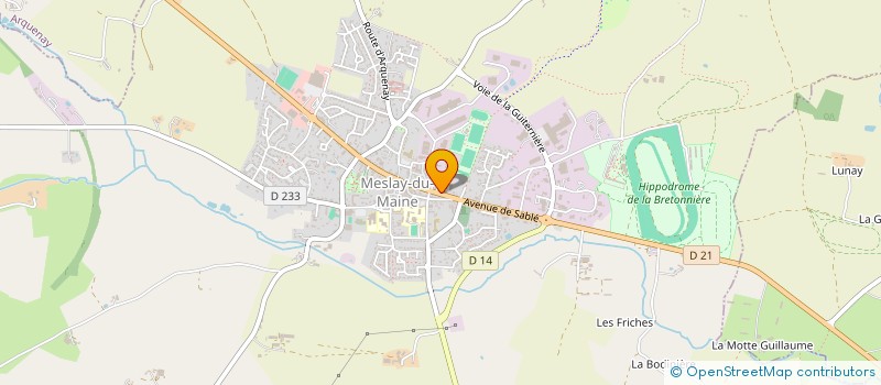 localisation de l'entreprise EXTREME TUNING EVOLUTION  MESLAY-DU-MAINE