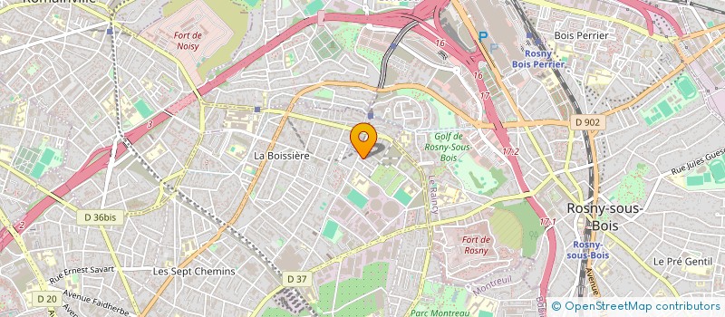 localisation de l'entreprise EXTREMERIENCE à MONTREUIL
