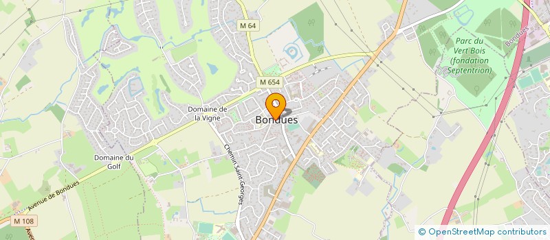 localisation de l'entreprise EXTREMITES HOMME  BONDUES