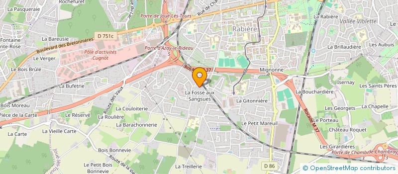 localisation de l'entreprise EXTREMWORK à OREE-D'ANJOU
