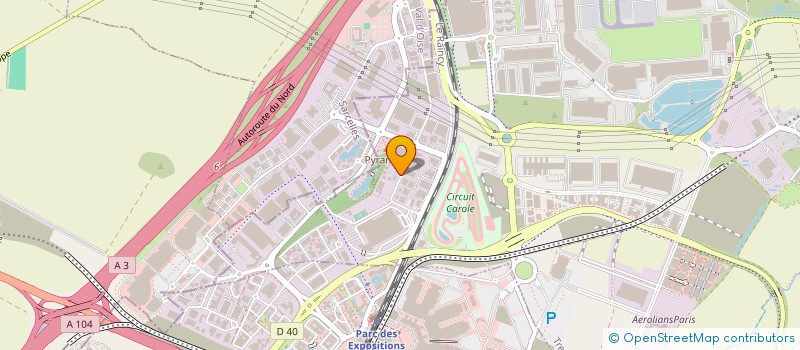 localisation de l'entreprise EXTRIGO  TREMBLAY-EN-FRANCE