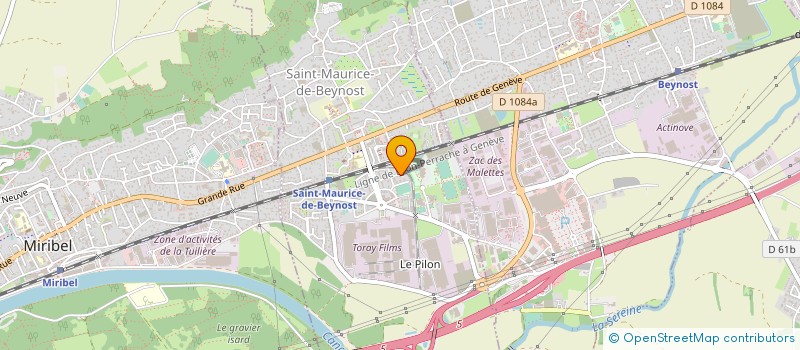 localisation de l'entreprise EXTRUSION SERTA  SAINT-MAURICE-DE-BEYNOST