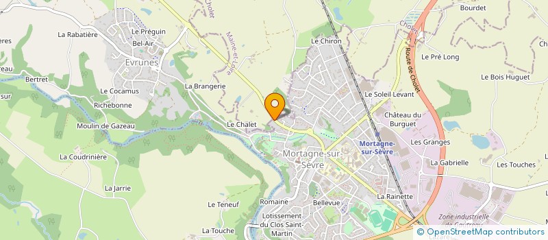 localisation de l'entreprise EXULTET  MORTAGNE-SUR-SEVRE