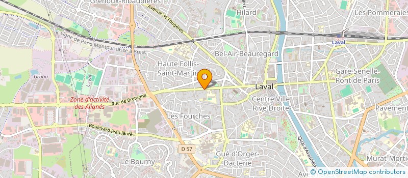 localisation de l'entreprise EXULTET CONSEIL à LAVAL