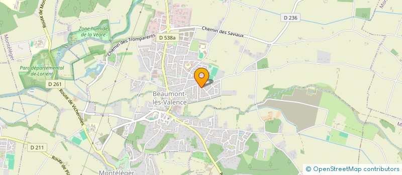 localisation de l'entreprise EXUMA à BEAUMONT-LES-VALENCE