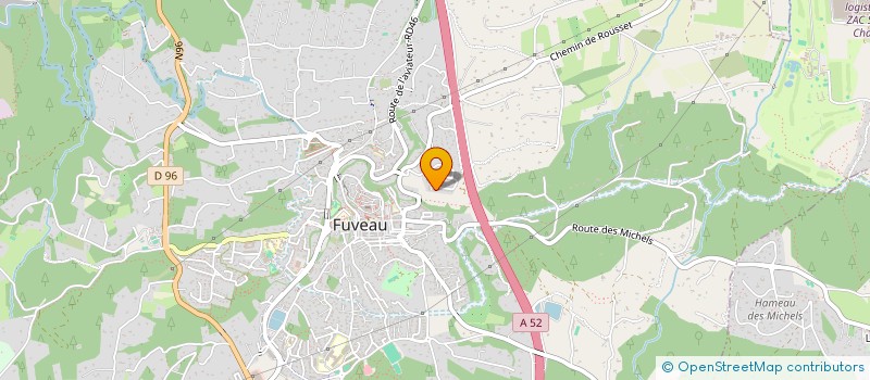 localisation de l'entreprise EXUO  FUVEAU