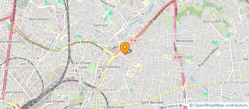 localisation de l'entreprise EXUP à MARSEILLE