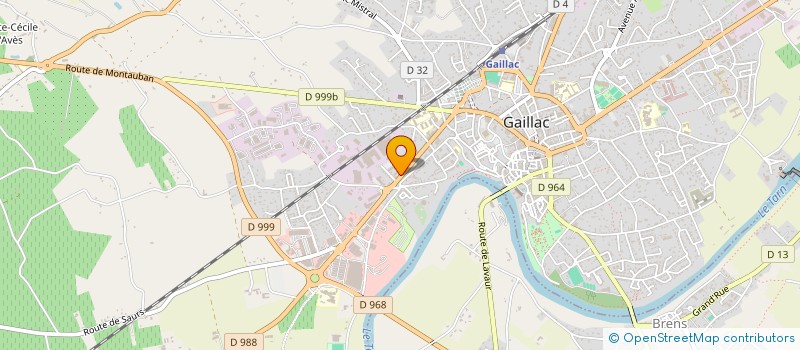 localisation de l'entreprise EXUPERY à GAILLAC