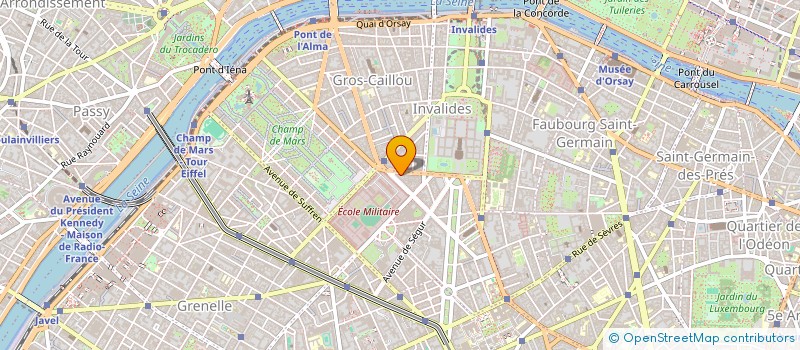 localisation de l'entreprise EXUVIAE à PARIS