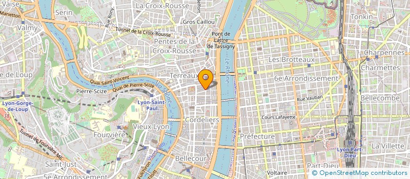 localisation de l'entreprise EXVALYS à LYON