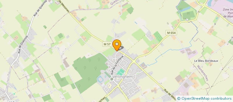 localisation de l'entreprise EXVES  VERLINGHEM