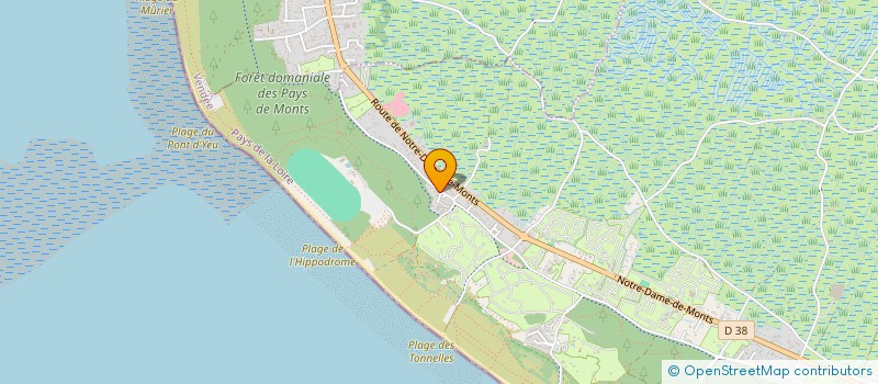 localisation de l'entreprise EXVOTO  SAINT-JEAN-DE-MONTS