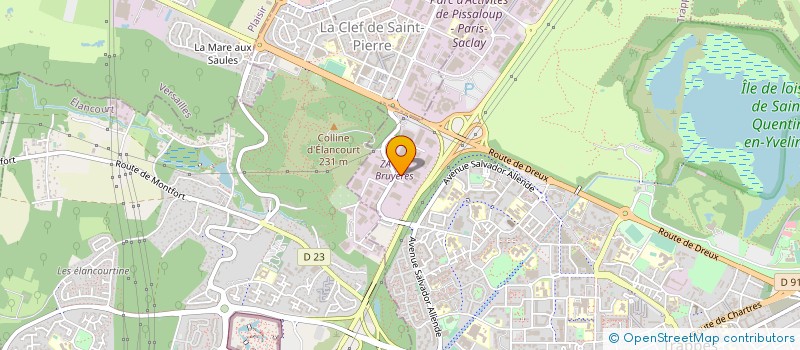 localisation de l'entreprise EXWORK à TRAPPES