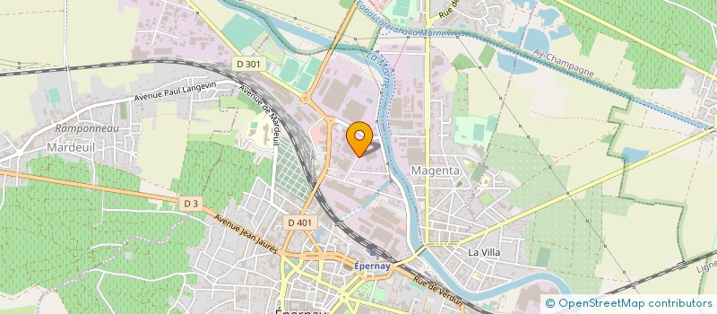 localisation de l'entreprise EXXACT ROBOTICS à EPERNAY