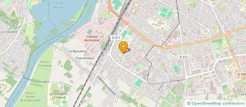 localisation de l'entreprise EXXEA à ANGERS