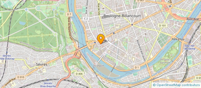 localisation de l'entreprise EXXELL VISION à BOULOGNE-BILLANCOURT