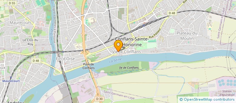 localisation de l'entreprise EXXFRA  CONFLANS-SAINTE-HONORINE