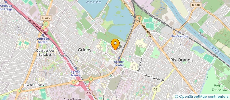 localisation de l'entreprise EXXOM CONTROL à GRIGNY