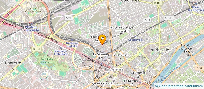 localisation de l'entreprise EXXONIS SOLUTIONS à COURBEVOIE