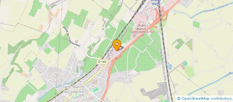 localisation de l'entreprise EXXOPLAST à SAINT-MARCEL-LES-VALENCE