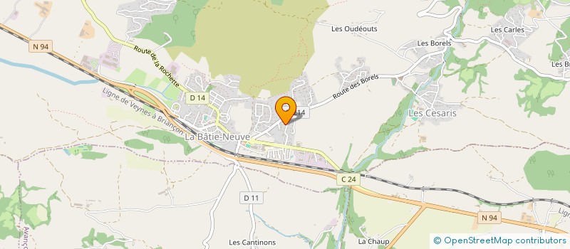 localisation de l'entreprise EXXPLORE FRANCE  LA BATIE-NEUVE