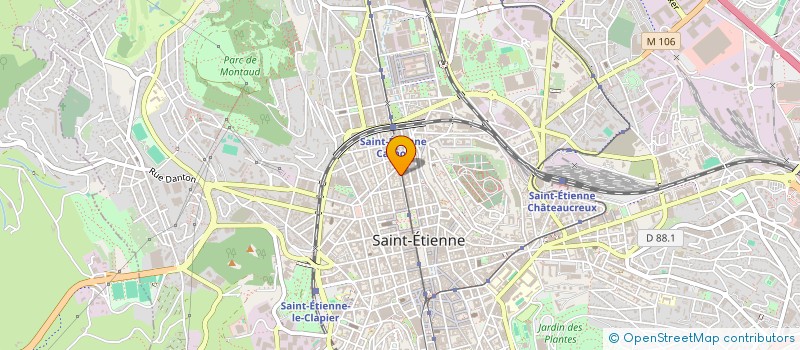 localisation de l'entreprise EXXTENSIONS SARL à SAINT-ETIENNE