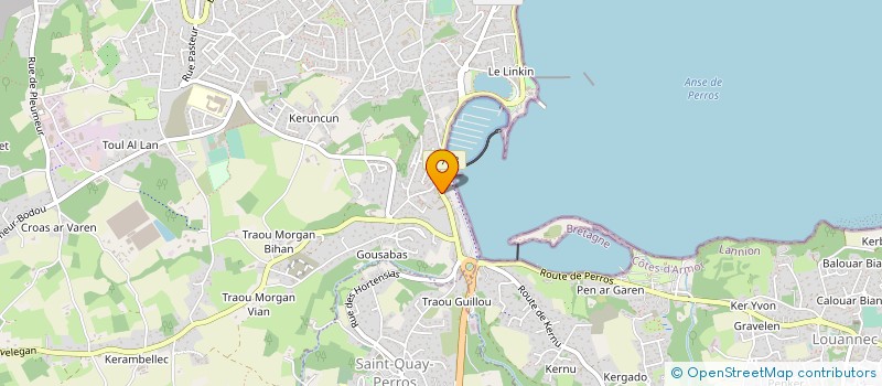 localisation de l'entreprise EXY CONSULT à PERROS-GUIREC