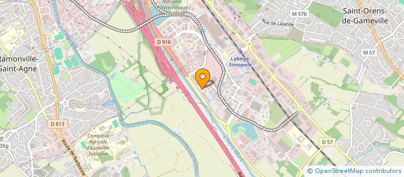 localisation de l'entreprise EXYDIA SAS à LABEGE