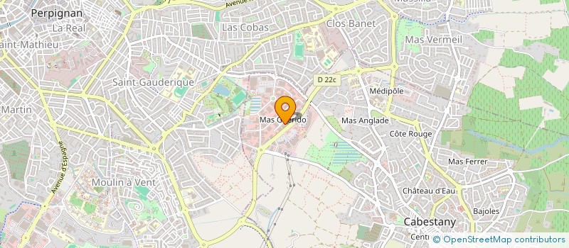 localisation de l'entreprise EXZO  CABESTANY