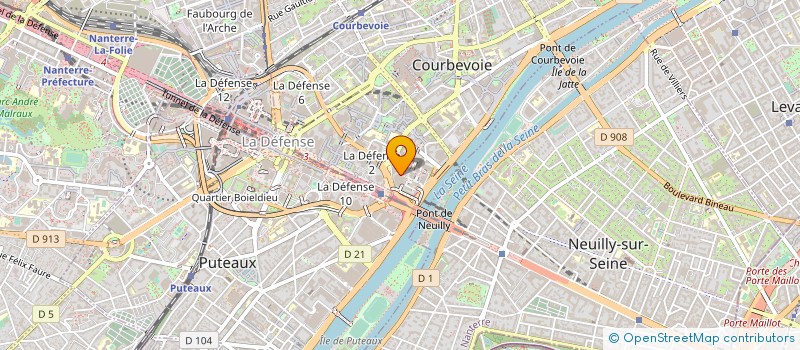localisation de l'entreprise EY SERVICES FRANCE à COURBEVOIE