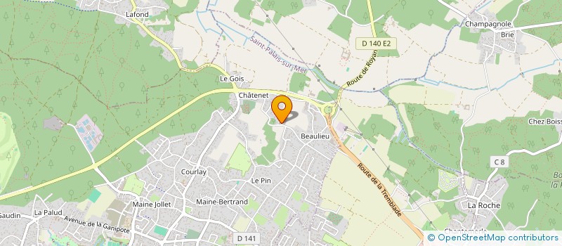 localisation de l'entreprise EY TOTI  SAINT-PALAIS-SUR-MER