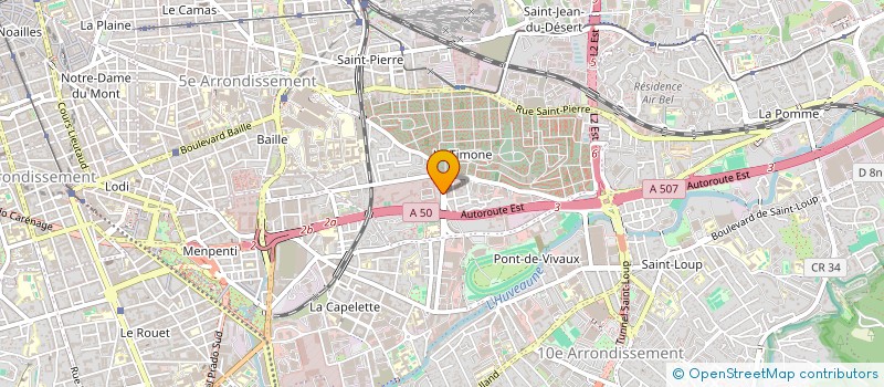 localisation de l'entreprise EY TRANSPORT à MARSEILLE