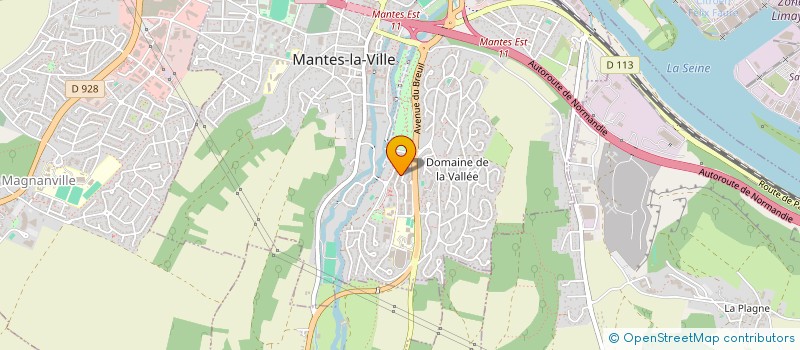 localisation de l'entreprise EYA GROUP  MANTES-LA-VILLE