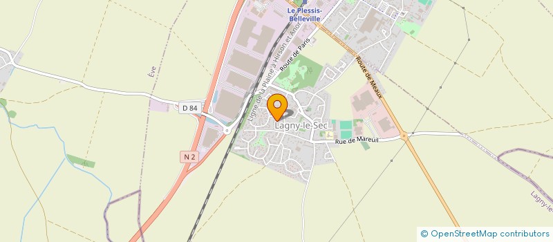 localisation de l'entreprise EYA3  LAGNY-LE-SEC