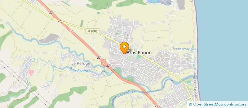localisation de l'entreprise EYAKO à BRAS-PANON