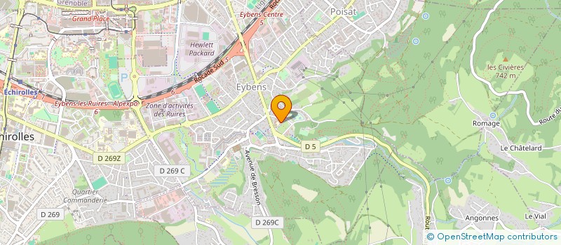 localisation de l'entreprise EYBENS ACCUEIL URGENCE  EYBENS