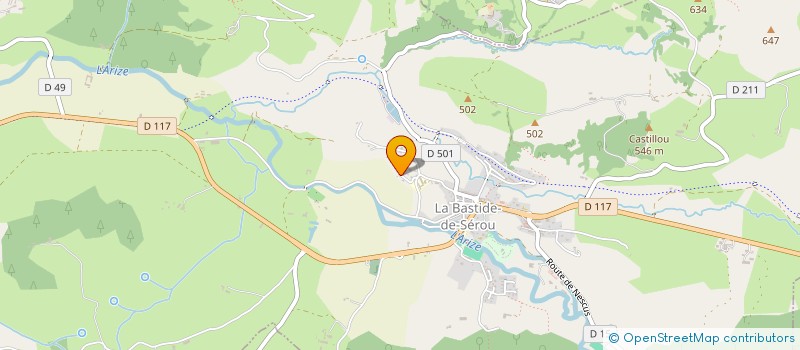 localisation de l'entreprise EYCHENNE FILMS PRODUCTIONS à LA BASTIDE-DE-SEROU