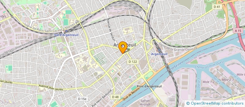 localisation de l'entreprise EYCY 6789  ARGENTEUIL