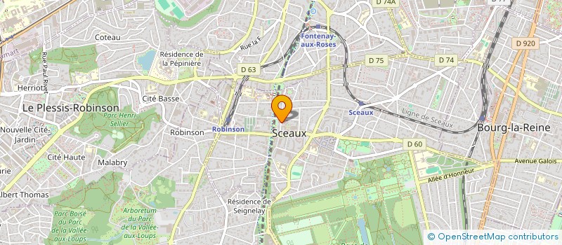 localisation de l'entreprise EYD CAPITAL à SCEAUX
